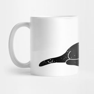 Critical Critter - black - distressed Mug